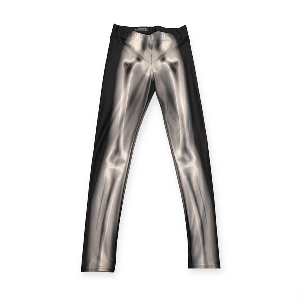 Gear Bunch Skeleton Print Leggings Size Medium